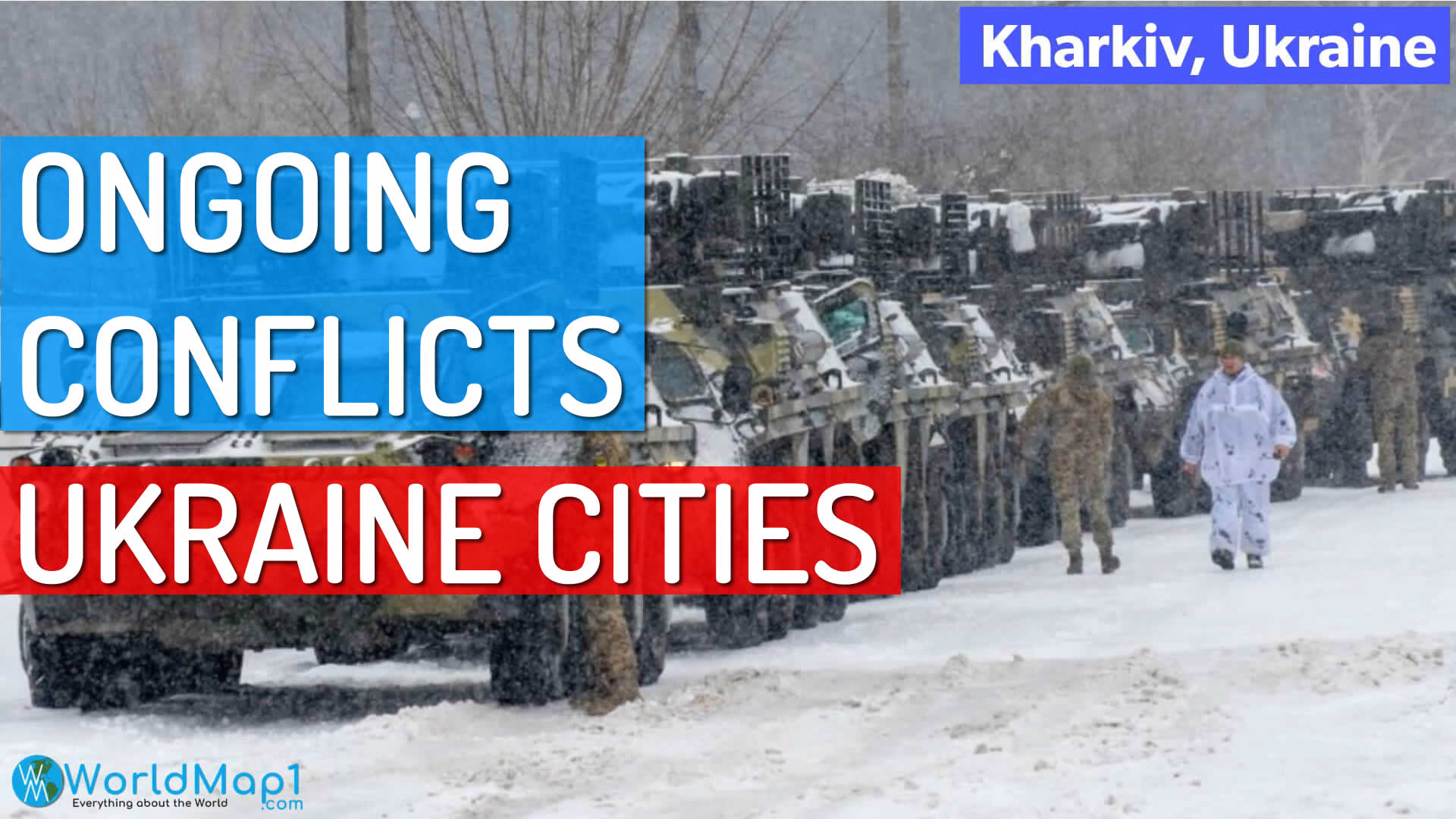 Laufende Konflikte Städte in der Ukraine